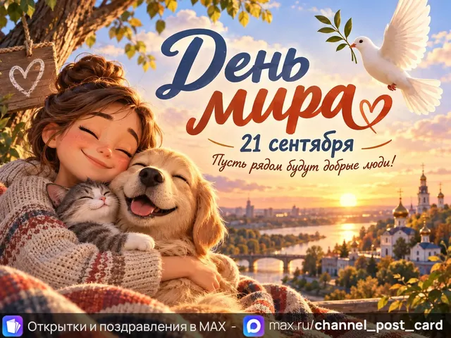 Открытка «День мира»