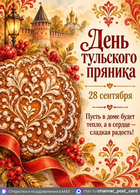 Открытка «День тульского пряника»