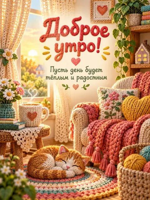 Открытка «Доброе утро»