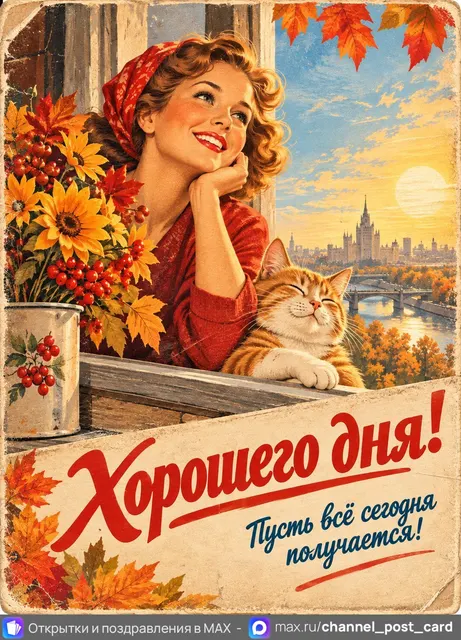 Открытка «Хорошего дня»