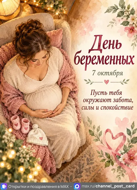 С Днём Беременных — открытка «День беременных»