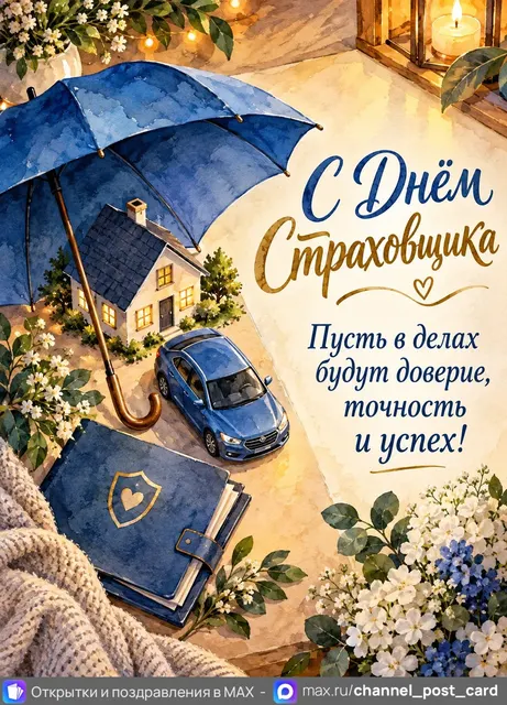 С Днём Страховщика — открытка «День страховщика»