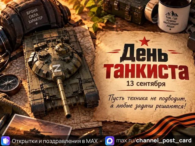 Открытка «День Танкиста»