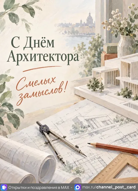 С Днём Архитектора — открытка «День архитектора»