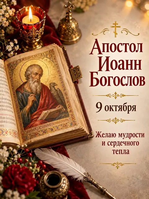 Открытка «Апостол Иоанн Богослов»