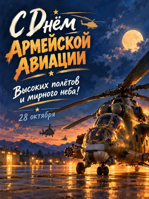 С Днём Армейской Авиации — открытка «День армейской авиации»