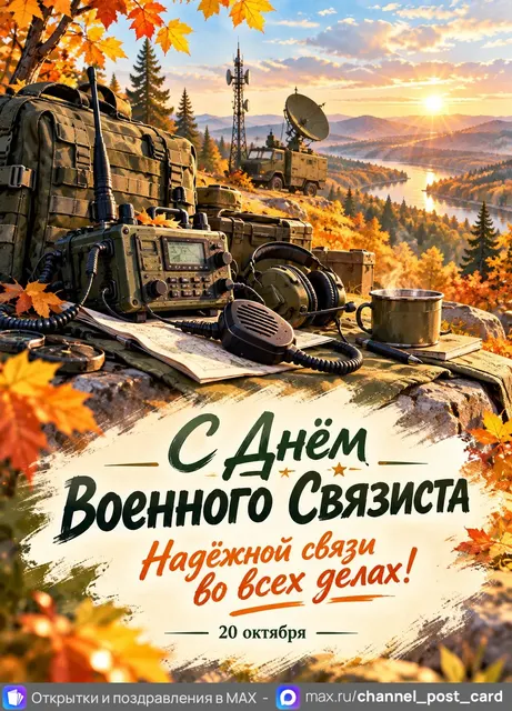 С Днём Военного Связиста — открытка «День военного связиста»