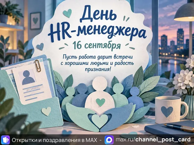 День HR менеджера — открытка «День HR-менеджера»