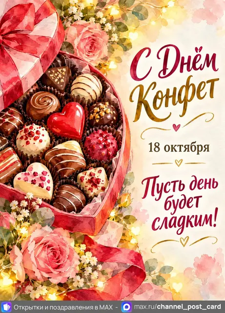 С Днём Конфет — открытка «День конфет»