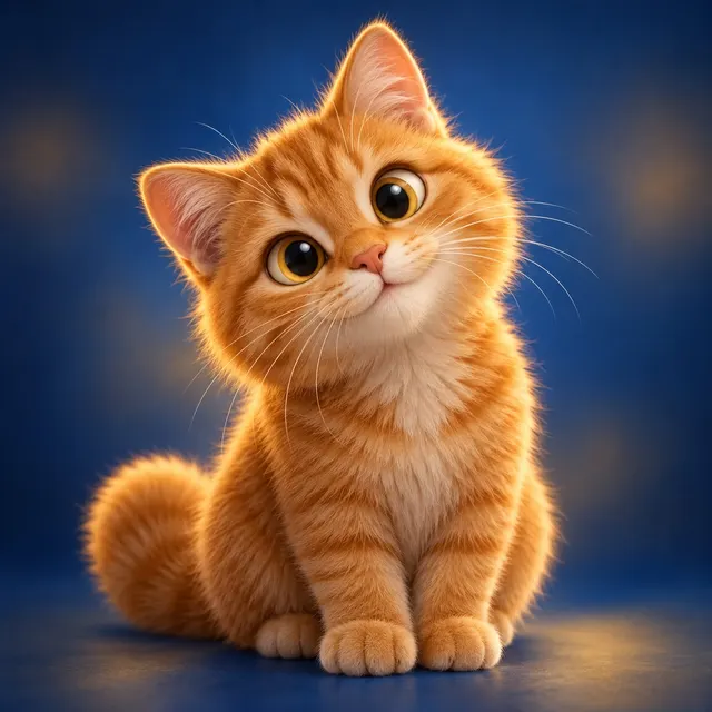 Рыжий котёнок