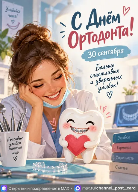 С Днем ортодонта — открытка «День ортодонта»