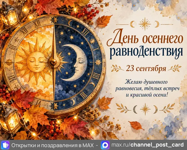 Открытка «День осеннего равноденствия»