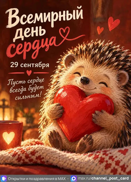 Открытка «Всемирный день сердца»