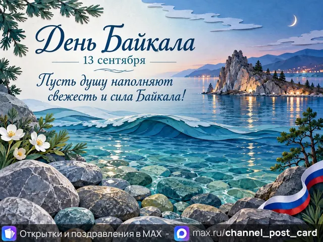 Открытка «День Байкала»