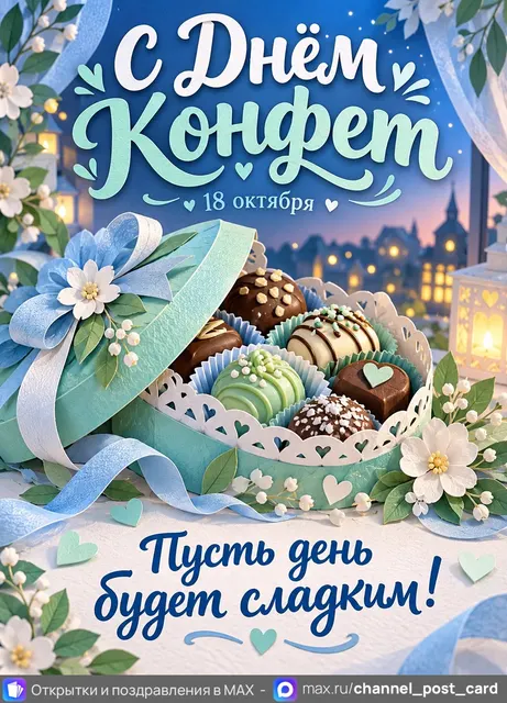 С Днём Конфет — открытка «День конфет»