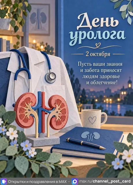 С Днем Уролога — открытка «День уролога»