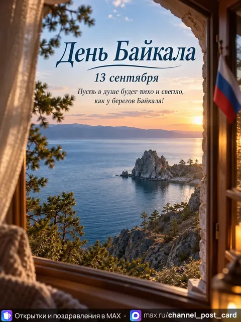Открытка «С Днем Байкала»