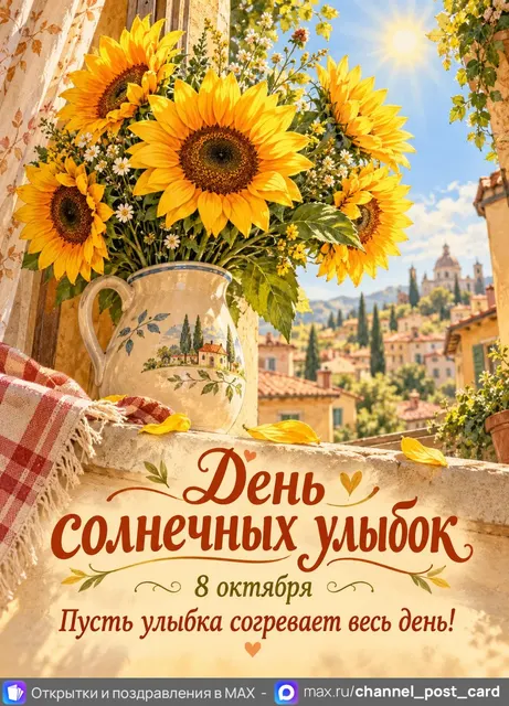 С Днём Солнечных Улыбок — открытка «День солнечных улыбок»