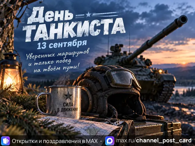 Открытка «День Танкиста»