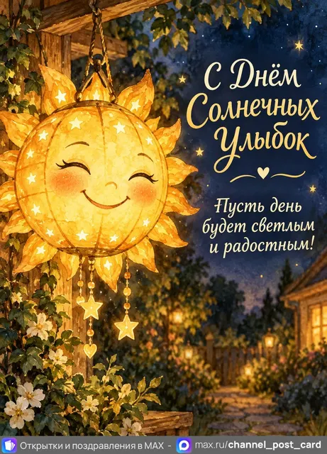 С Днём Солнечных Улыбок — открытка «День солнечных улыбок»