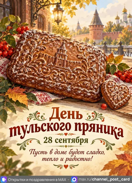 Открытка «День тульского пряника»