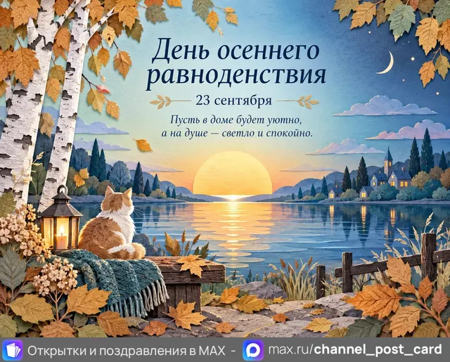 Открытка «День осеннего равноденствия»
