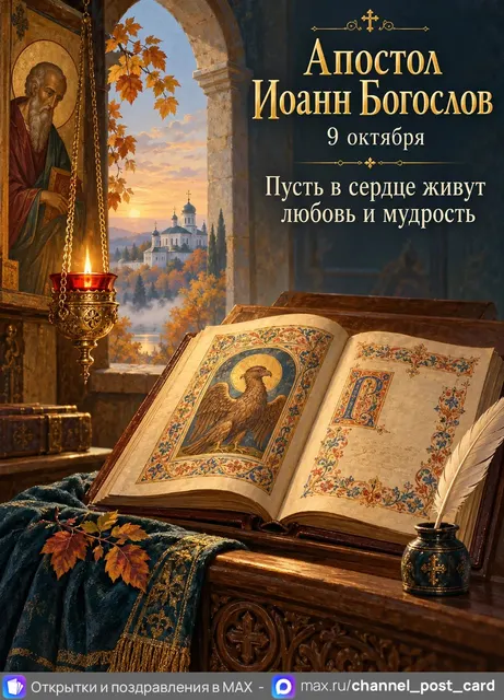 Открытка «Апостол Иоанн Богослов»