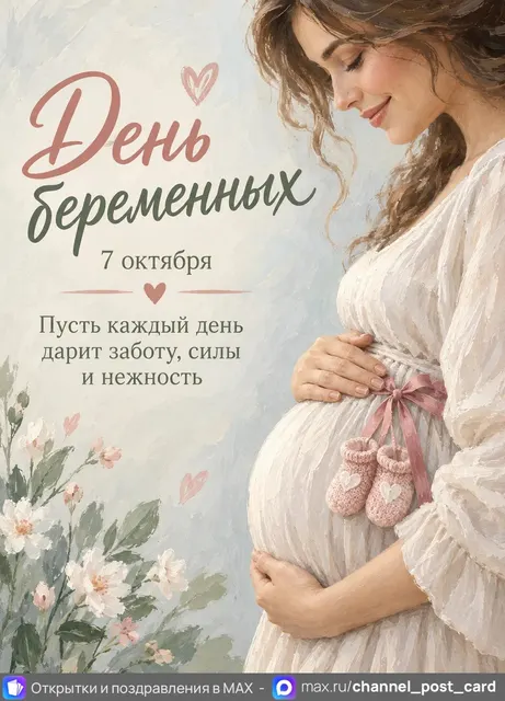 С Днём Беременных — открытка «День беременных»