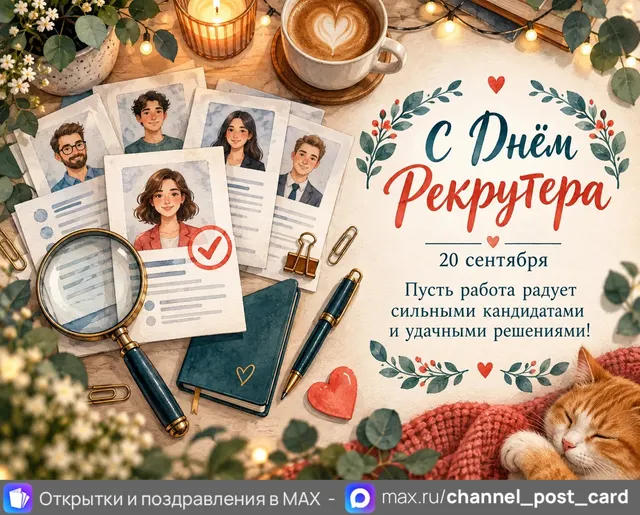Открытки «День рекрутера»