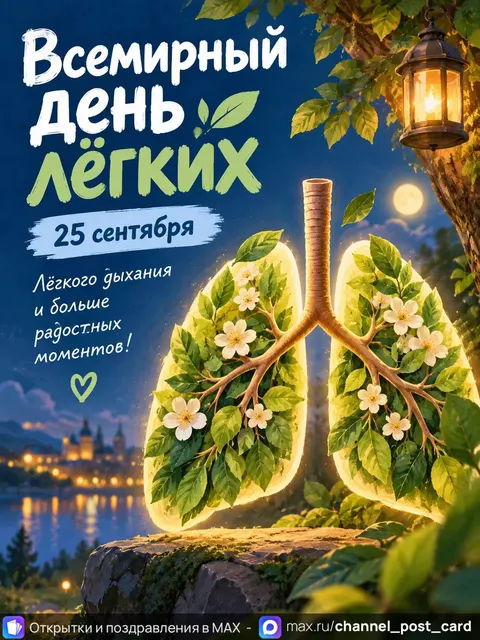 Открытки «Всемирный день лёгких»
