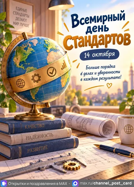 С Днем Стандартов — открытка «Всемирный день стандартов»