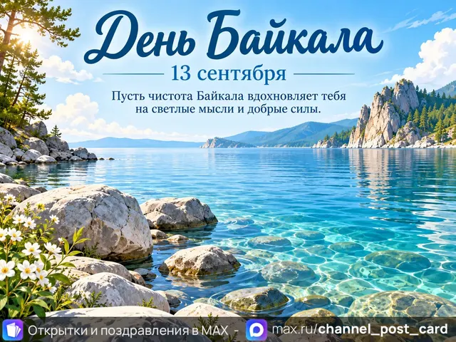 Открытка «День Байкала»