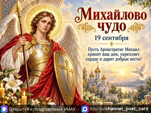 Открытка «Михайлово Чудо»