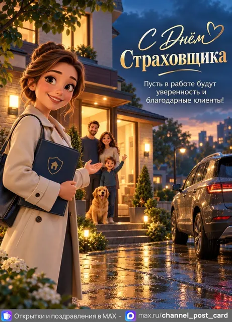 С Днём Страховщика — открытка «День страховщика»