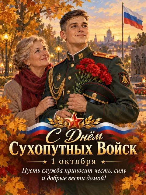 С Днем Сухопутных Войск — открытка «День Сухопутных войск»