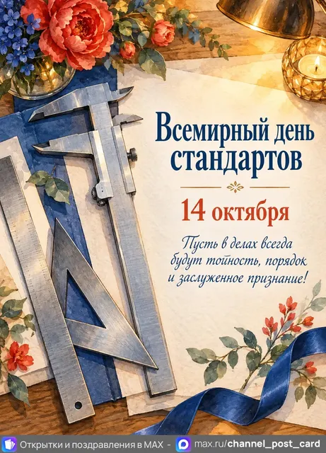 С Днем Стандартов — открытка «Всемирный день стандартов»