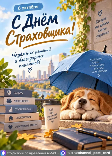 С Днём Страховщика — открытка «День страховщика»