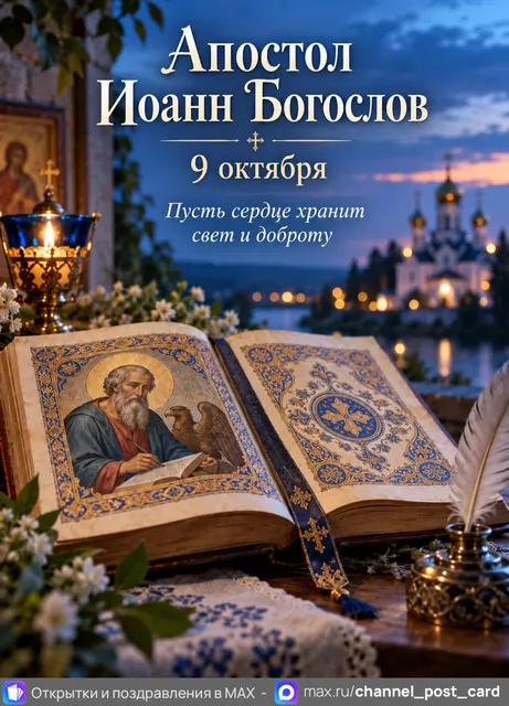 Открытка «Апостол Иоанн Богослов»