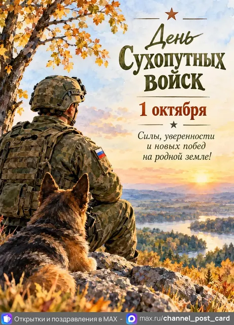 С Днём Сухопутных Войск — открытка «День Сухопутных войск»
