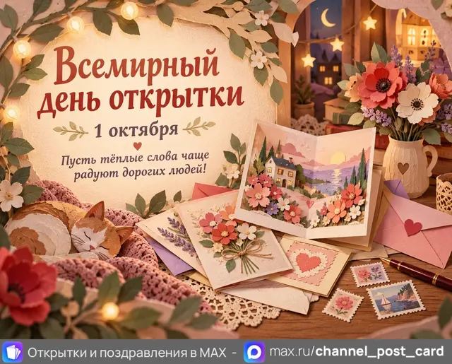 С Днем открытки — открытка «Всемирный день открытки»