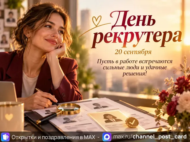 Открытка «День рекрутера»
