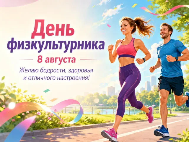 Открытка «День физкультутрника»