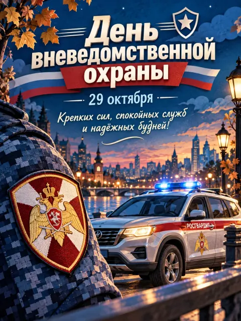 С Днем Вневедомственной Охраны — открытка «День вневедомственной охраны»