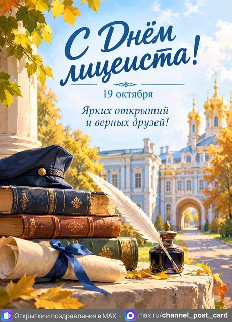 С Днём Лицеиста — открытка «День лицеиста»