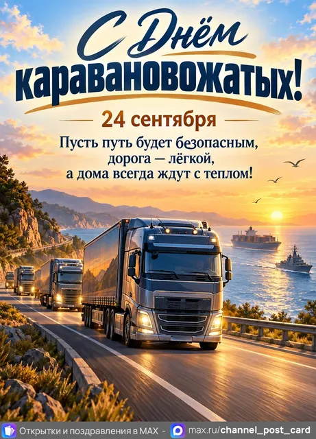 С Днём Караванщика — открытка «Международный день караванщика»