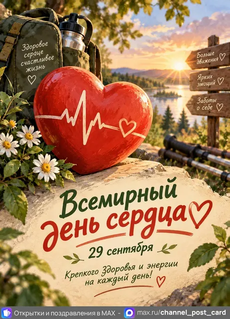 Открытка «Всемирный день сердца»