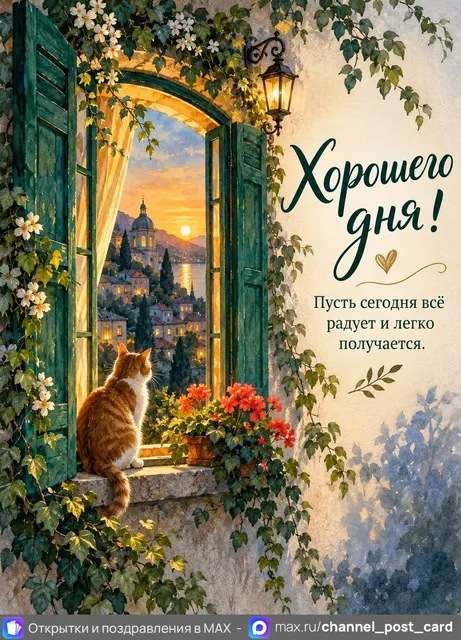 Открытка «Хорошего дня»
