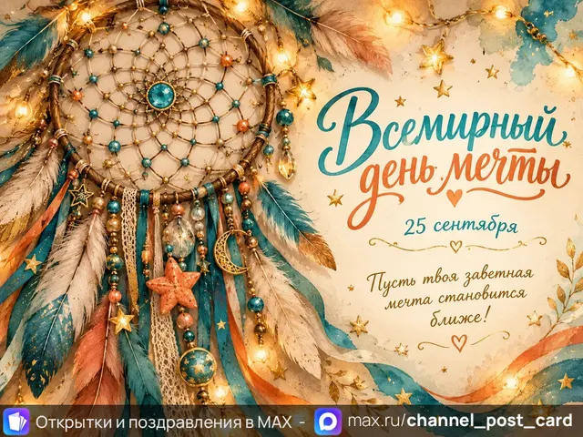 Открытка «Всемирный день мечты»