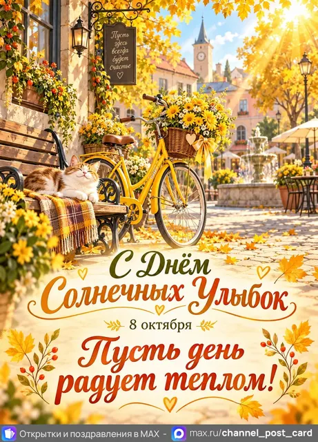 С Днём Солнечных Улыбок — открытка «День солнечных улыбок»