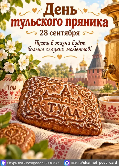 Открытка «День тульского пряника»